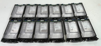 Lot of 12 EMC 005050854 AL13SXB600N 600GB 15K SAS HDD w/ 3.5 Tray