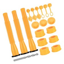Gas Can Spout Replacement Set, 19 Pcs Gas Can Nozzle Replacement Kit for 1/2/...