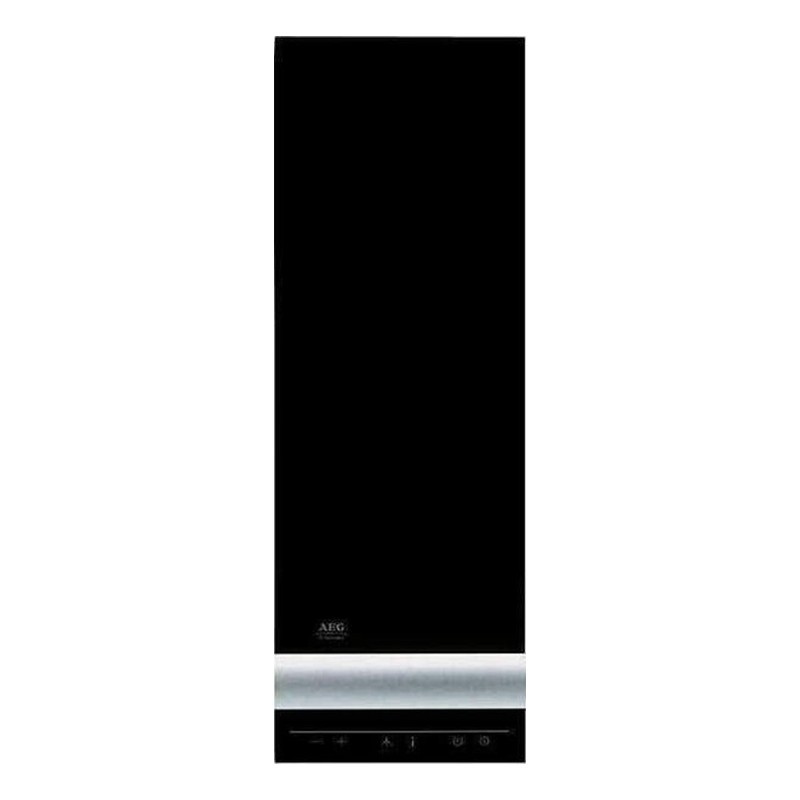 Hotte de plan AEG FM2500DD-A design épuré verre noir et inox