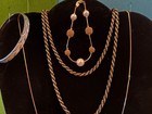 💐Sleek & Classy lot of TRIFARI Vintage Jewelry! 30"  Necklaces & Bracelets💐 — photo 1