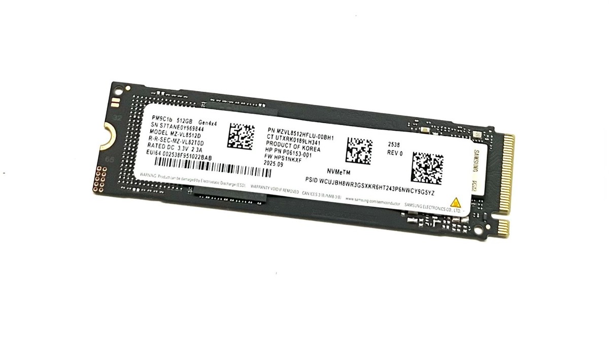 Samsung PM9C1b 512GB SSD M.2 2280 Gen4x4 NVMe Solid State Drive MZ
