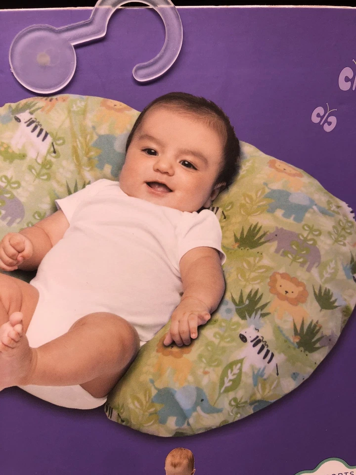 Boppy Pillow Slipcover Jacks Zipper Close Baby Nursing Bottle Feed Washable - Image 2 of 4