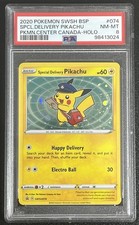 PSA 8 Special Delivery Pikachu SWSH074 Pokemon Center Canada Promo Pokemon 2020 on eBay