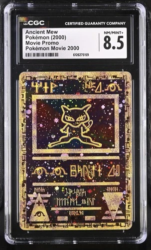 CGC 8.5 Ancient Mew 2000 Movie Promo Pokémon Movie 2000 SWIRL Pokemon Card