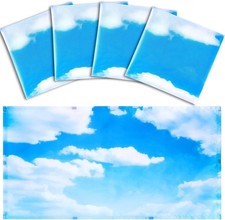 4 Pack Fluorescent Light Covers Magnetic Light Cover Fluorescent Light Shade Pan