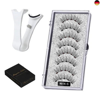GMXJGZ 1Pcs Magnetische Wimpern - Magnetic Lashes Natürlicher Look Mit Eyeliner Und