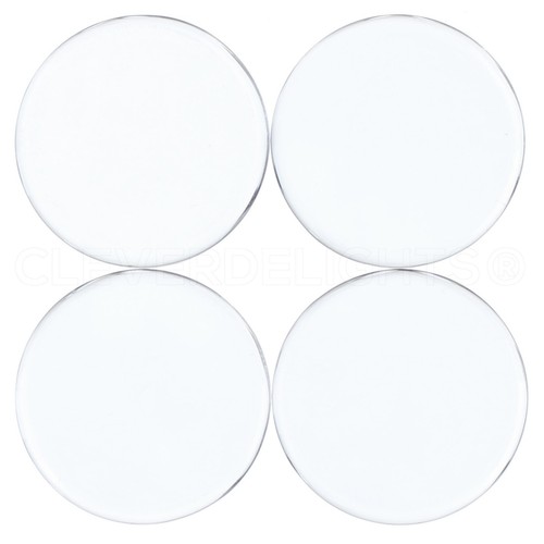 Azulejos de vidrio redondos - transparentes - de 1/2"" a 4"" de diámetro - vidrio transparente artesanal hágalo usted mismo - Imagen 17 de 26