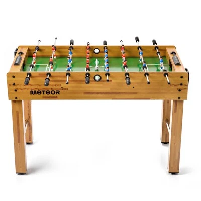 METEOR Kickertisch ROBUST Kicker Tischkicker Tischfußballspiel inkl. Bälle 122x61x80cm
