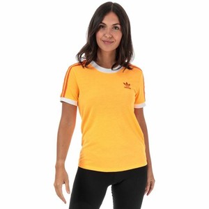 orange adidas t shirt women's
