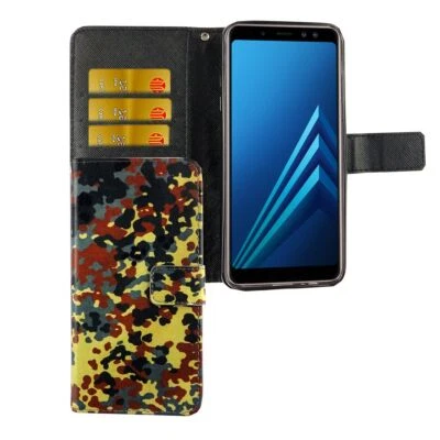 Coque De Protection Pour Samsung Galaxy A6 (2018) Housse Portefeuille Étui - Photo 1/4