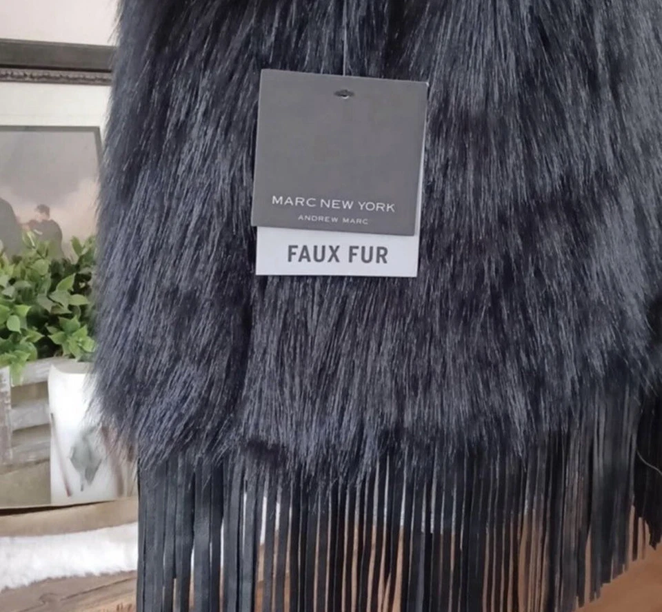 Chaleco de piel New Marc NEW YORK Foto 3 de 4