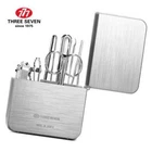 777 THREE SEVEN Nail Clipper Travel Manicure Grooming Kit 4112CC MADE IN KOREA