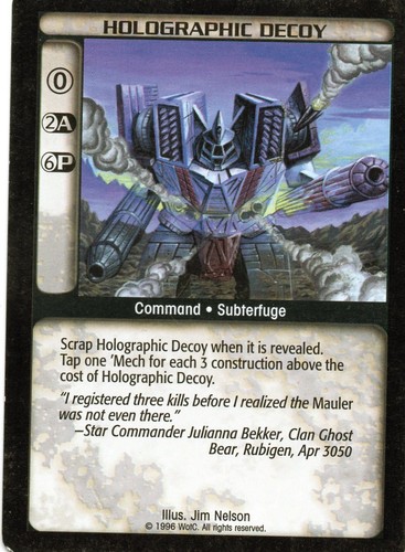 Tarjetas coleccionables individuales de Battletech Limited - Imagen 22 de 201