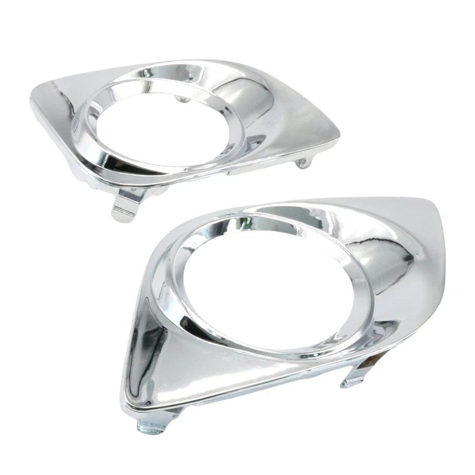 Parachoques delantero izquierdo y derecho moldura de luz antiniebla cromada para Toyota Venza 2009-2012 Foto 3 de 4