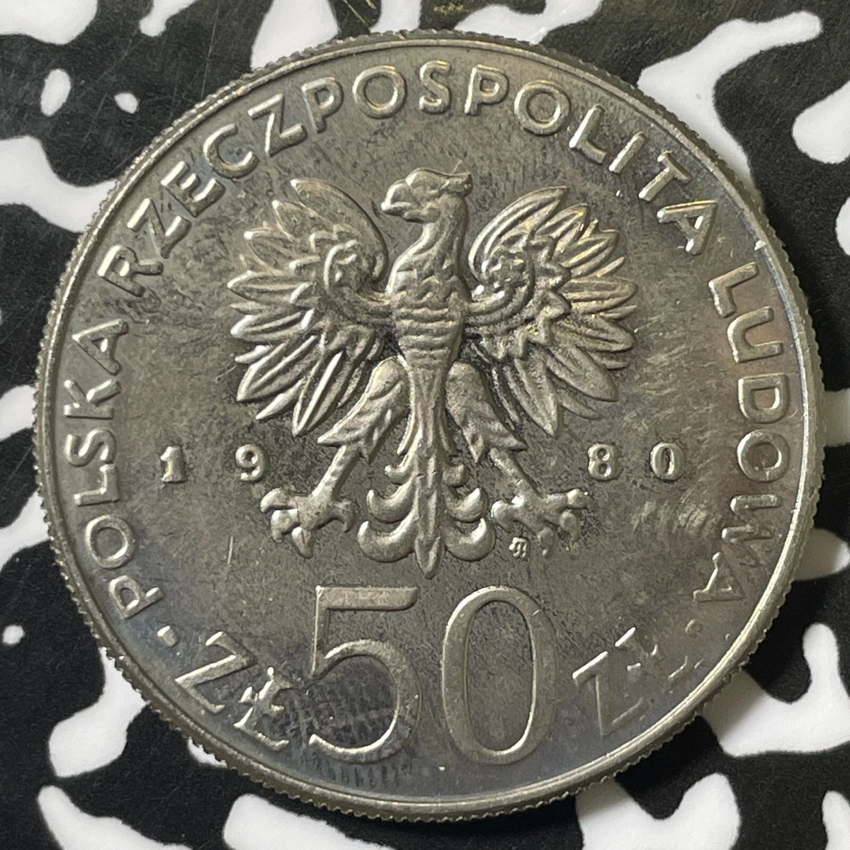 1980 Poland 50 Zlotych Lot#E4499 High Grade! Beautiful! | eBay