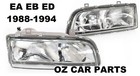 <!--F#f_0-->FOR FORD FALCON EA EB ED HEADLIGHTS HEAD LAMPS PAIR NEW 1988-1994 LEFT AND RIGHT<!--F/-->