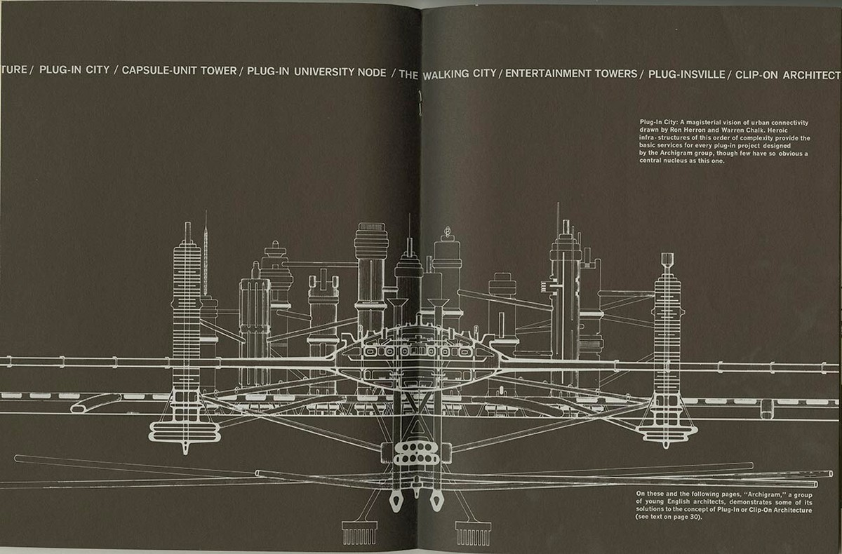 1965 Peter Reyner Banham ”A CLIP-ON ARCHITECTURE” DESIGN