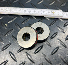 Neu LMW Satz Einstellring 15 h6 Gut 0 Ausschuss -11 Messring Pr&uuml;fring Lehrring