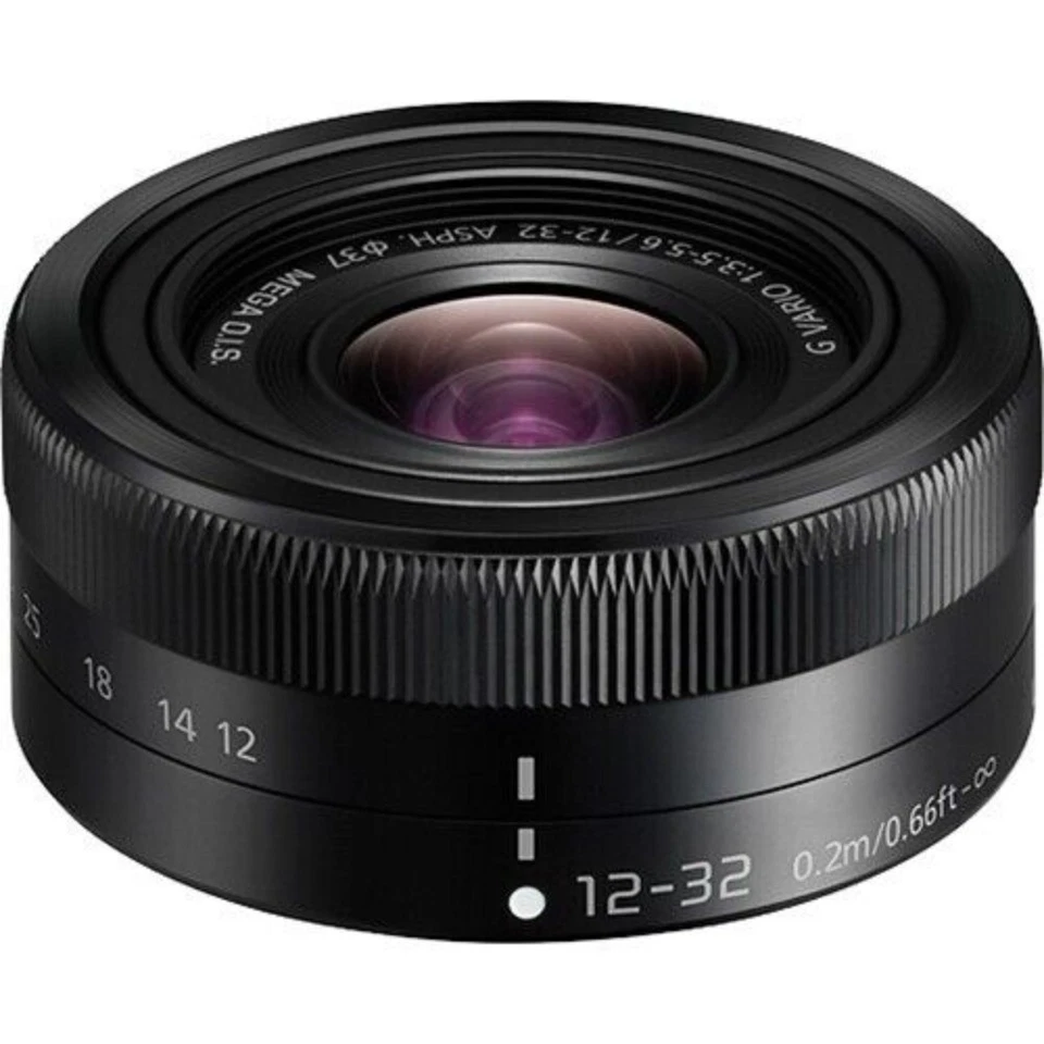 Panasonic Lumix G Vario 12-32mm f/3.5-5.6 Mega OIS ED Lens - Black-95%NEW - Image 2 of 4