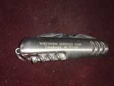 Advertising POCKET KNIFE With Tools Great Condition