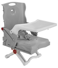 Rialzo Sedia Bambini Portatile Chef 90 Grigio Plebani 6 Mesi+