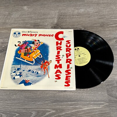 Walt Disney's Mickey Mouse Christmas Surprise LP Vinyl Record MM