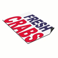 Car Magnet Set of 2 Fresh Crabs Blue Red Food Bar Restaurant Food Truck