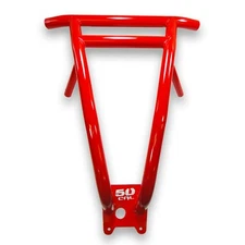 Rear Bumper Polaris RZR Turbo S 2018-2021 50 Caliber Racing Pro Race Tubular RED