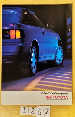 TOYOTA CELICA GT ACCESSOIRES Prospectus 4 pages D 04/1987 Tuning - Photo 1/3