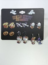 New Sanrio Hello Kitty  Friends Halloween Earrings Set Of 5  1 Mismatched