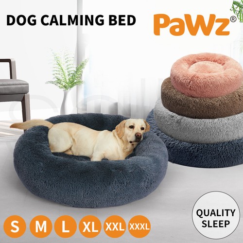 dog sleep calming bed