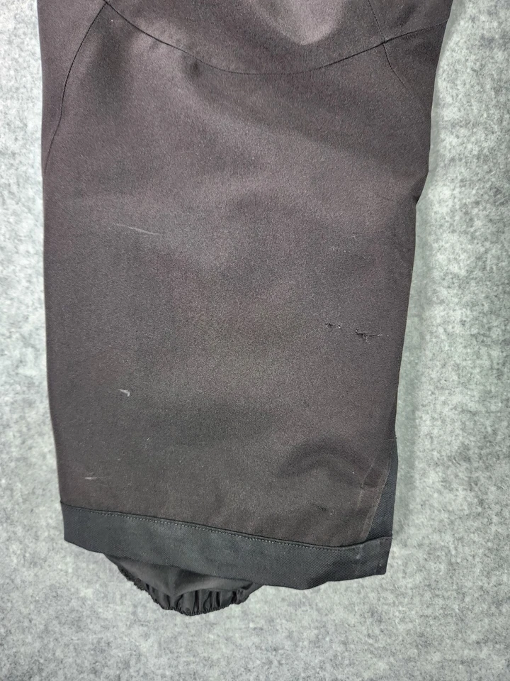 Patagonia Ski Pants Mens Medium Powder Bowl Black Snowboard Zipper Pockets h2no - Image 3 of 4