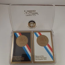 1984 LA Olympics Playing Cards Sealed - Case Congress Mint Editions Olympic Gold