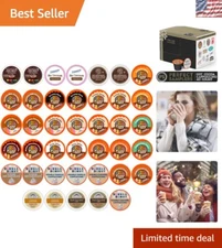 Indulge in 40 Assorted Vegan Hot Chocolate & Cappuccino Pods - K-Cup Compatible