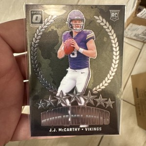 2024 Panini Optic JJ McCarthy Rookie Recruits #11 (RC) Vikings