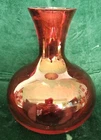 Ruby Red Glass Vase, Blenko Glass Company