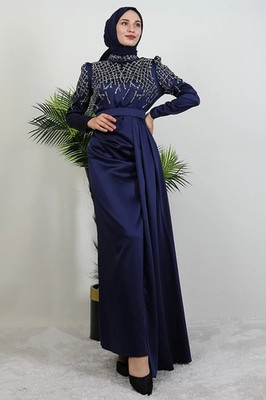 Clothing Turkish Evening Dress Wholesale Prom Dresses Turkish V-Neck Satin  Bodycon