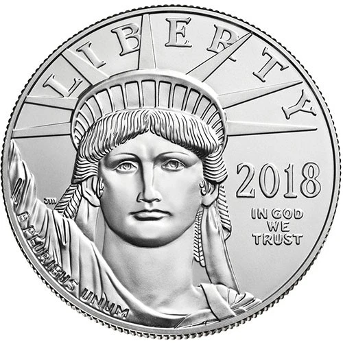 2018 American Platinum Eagle — photo from the most recent tracked eBay sale