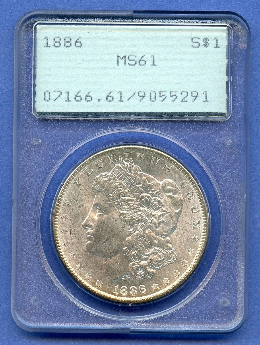 MS 61 Graded 1886 Year Morgan US Dollars (1878-1921) for sale | eBay