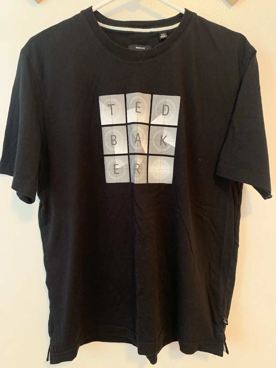 Ted Baker Col Polo Islanda Hommes T-Shirt Taille 5 - XL