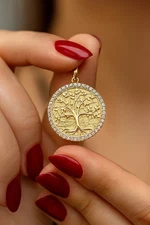 Tree of Life Pendant Charm Silver 8K 9K 10K Gold – No Chain