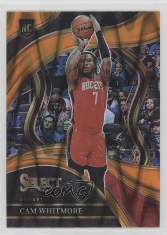 2023-24 Panini Select Courtside Orange Tectonic Prizm Cam Whitmore #282 01ya