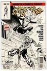 AMAZING SPIDER-MAN #8 2014 J SCOTT CAMPBELL SKETCH B&W VARIANT