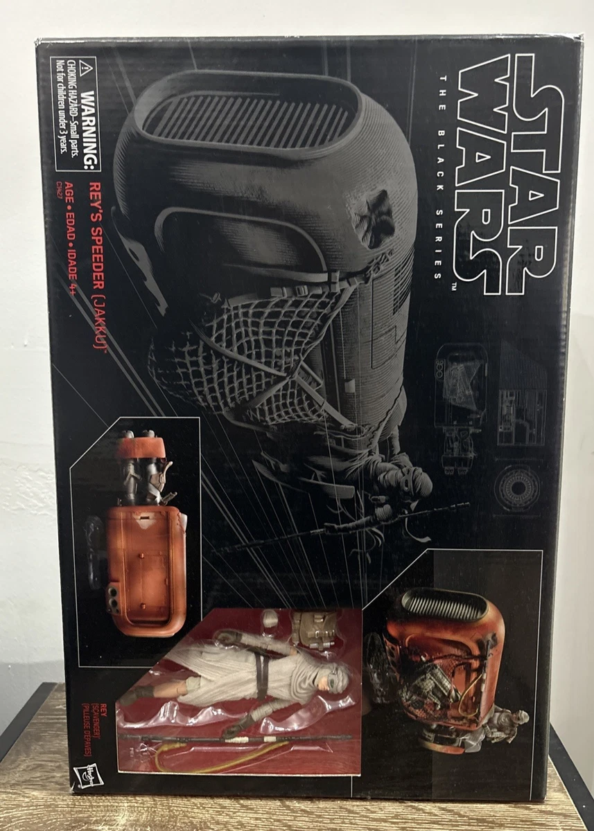 Star Wars The Force Awakens 6” Black Series Rey’s Speeder (Jakku) with Rey