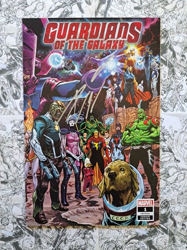 Guardians of the Galaxy #1 Shaw Variant Signed by Donny Cates w/ COA Marvel 2019