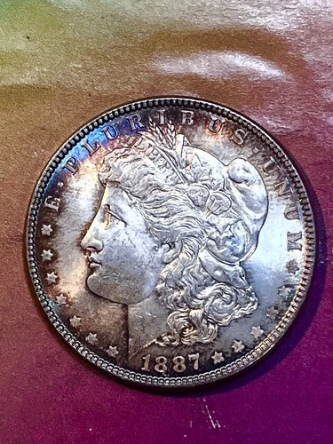 1887 P Morgan $ CH BU /GEM original toning clearance start $.99