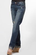 Distressed Boyfriend Jeans  Dark Wash 24 25 NWT by Antik Denim Designer
