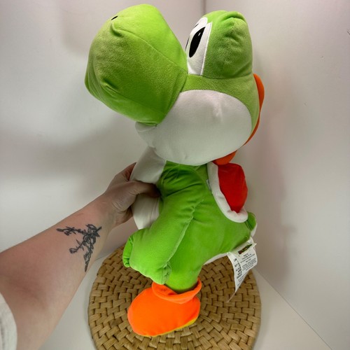 Super Mario Bros Yoshi Plsuh 22" Large Turtle Nintendo 2019 Shell Pocket - Bild 3 von 8