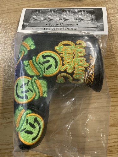 Scotty Cameron 2013 Happy St. Patrick's Day Grinder Blade Putter Headcover BNIB