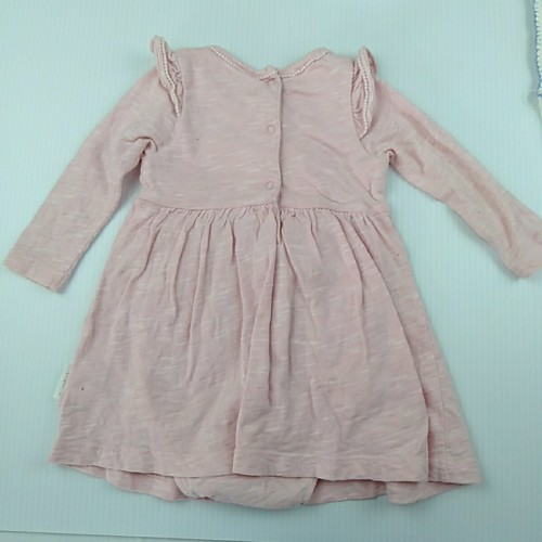 Pure Baby Girls Bundle Size 00 3-6 Months Pink White Romper Dress Jacket Birds - Picture 6 of 18